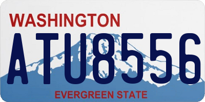 WA license plate ATU8556