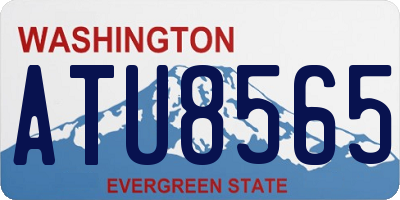 WA license plate ATU8565