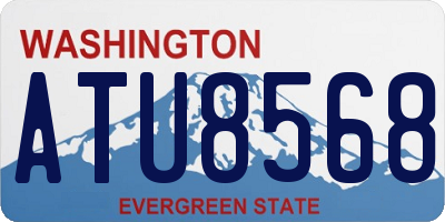 WA license plate ATU8568