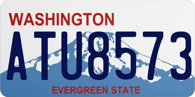 WA license plate ATU8573