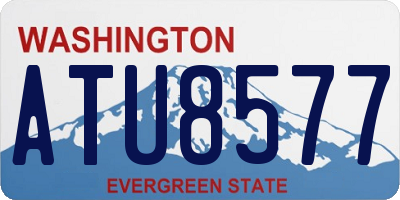 WA license plate ATU8577