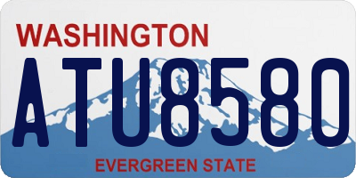 WA license plate ATU8580