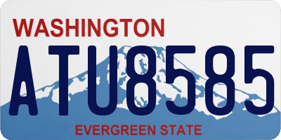 WA license plate ATU8585