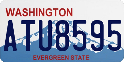 WA license plate ATU8595