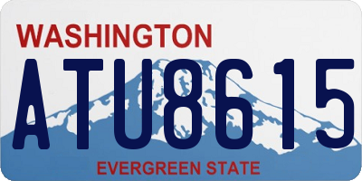 WA license plate ATU8615