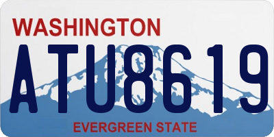 WA license plate ATU8619