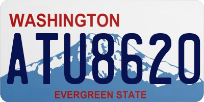 WA license plate ATU8620