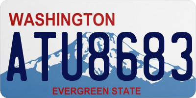 WA license plate ATU8683
