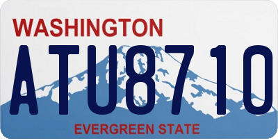 WA license plate ATU8710
