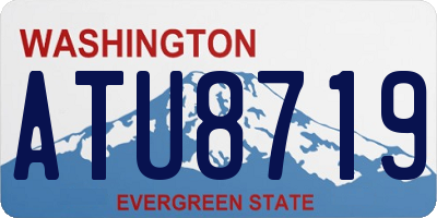 WA license plate ATU8719