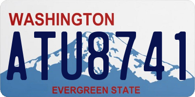 WA license plate ATU8741