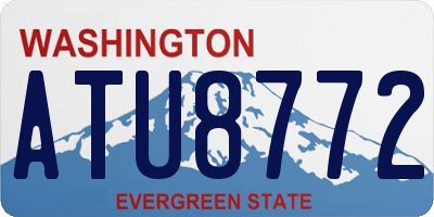 WA license plate ATU8772