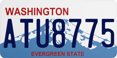 WA license plate ATU8775