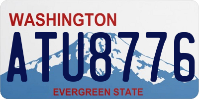 WA license plate ATU8776