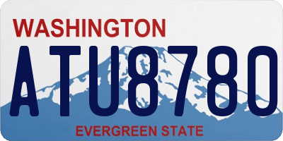 WA license plate ATU8780