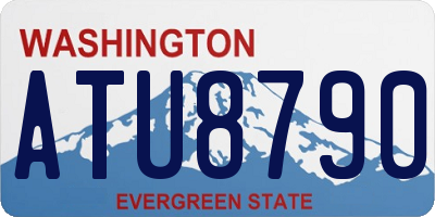 WA license plate ATU8790