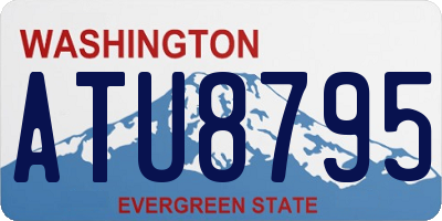 WA license plate ATU8795