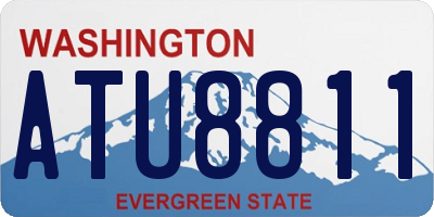 WA license plate ATU8811