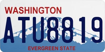 WA license plate ATU8819