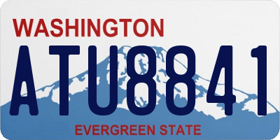 WA license plate ATU8841