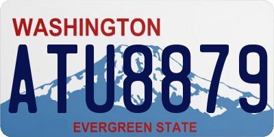 WA license plate ATU8879