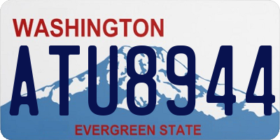 WA license plate ATU8944
