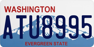 WA license plate ATU8995