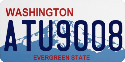 WA license plate ATU9008