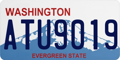 WA license plate ATU9019