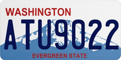 WA license plate ATU9022