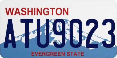 WA license plate ATU9023