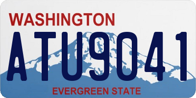 WA license plate ATU9041