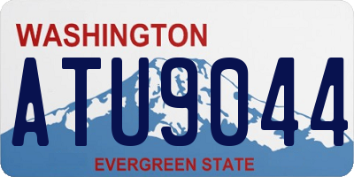 WA license plate ATU9044