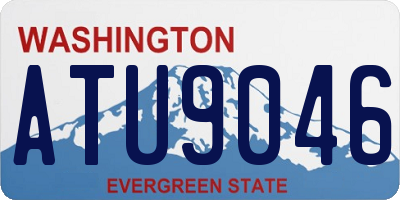 WA license plate ATU9046