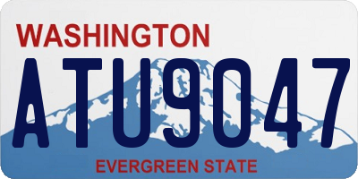 WA license plate ATU9047