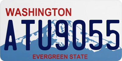 WA license plate ATU9055