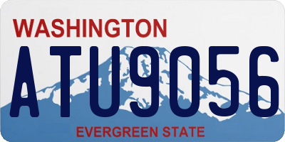 WA license plate ATU9056