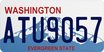 WA license plate ATU9057