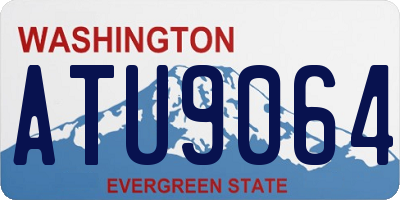 WA license plate ATU9064