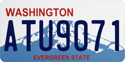 WA license plate ATU9071