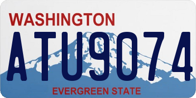 WA license plate ATU9074