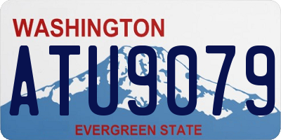 WA license plate ATU9079