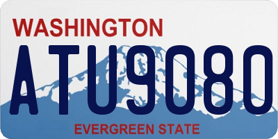 WA license plate ATU9080