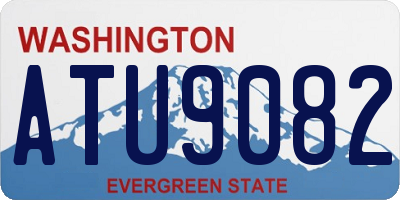 WA license plate ATU9082