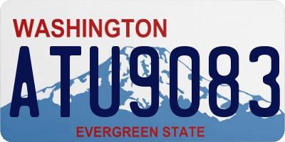 WA license plate ATU9083