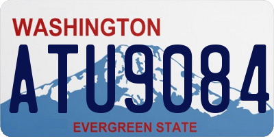 WA license plate ATU9084