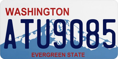 WA license plate ATU9085