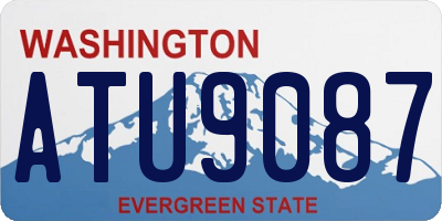 WA license plate ATU9087