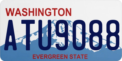 WA license plate ATU9088