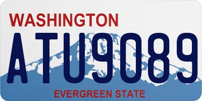 WA license plate ATU9089